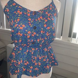Floral tank top